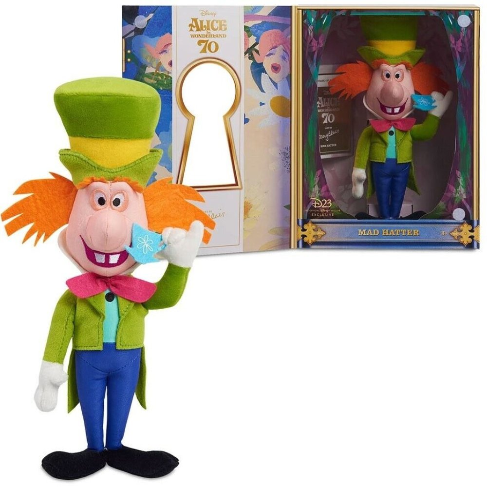 Alice in Wonderland 70th Anniversary Mad Hatter 12-Inch Plush [by Mary Blair]